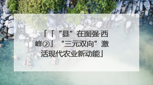 「“县”在图强·西峰②」“三元双向”激活现代农业新动能