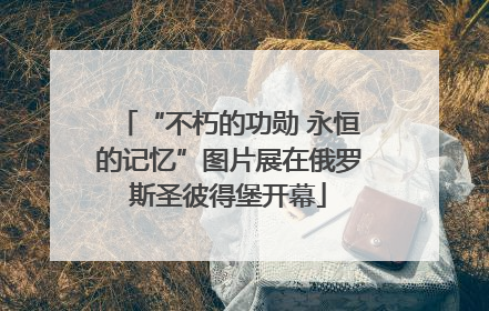 “不朽的功勋 永恒的记忆”图片展在俄罗斯圣彼得堡开幕