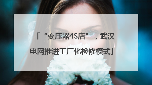 “变压器4S店”，武汉电网推进工厂化检修模式