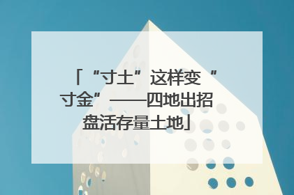 “寸土”这样变“寸金”——四地出招盘活存量土地
