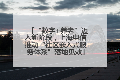 “数字+养老”迈入新阶段，上海电信推动“社区嵌入式服务体系”落地见效