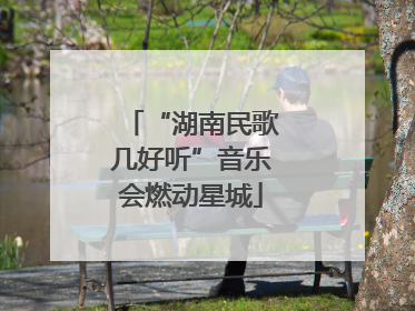 “湖南民歌几好听”音乐会燃动星城
