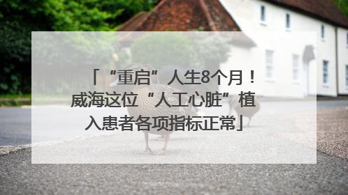 “重启”人生8个月！威海这位“人工心脏”植入患者各项指标正常