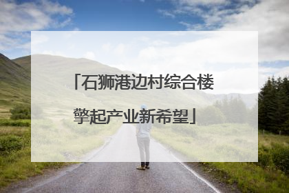石狮港边村综合楼擎起产业新希望