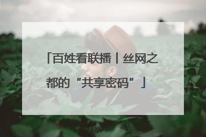 百姓看联播丨丝网之都的“共享密码”