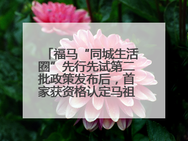 福马“同城生活圈”先行先试第二批政策发布后，首家获资格认定马祖企业来了