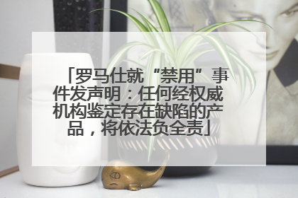 罗马仕就“禁用”事件发声明：任何经权威机构鉴定存在缺陷的产品，将依法负全责