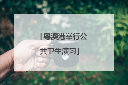 粤澳港举行公共卫生演习
