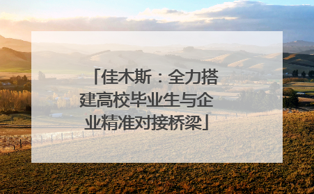 佳木斯：全力搭建高校毕业生与企业精准对接桥梁