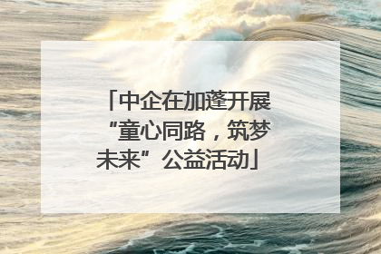 中企在加蓬开展“童心同路，筑梦未来”公益活动