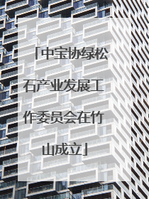 中宝协绿松石产业发展工作委员会在竹山成立