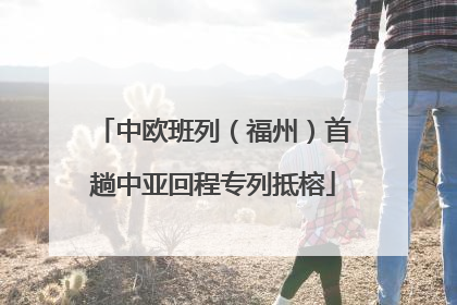 中欧班列（福州）首趟中亚回程专列抵榕