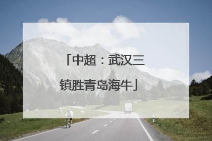 中超：武汉三镇胜青岛海牛