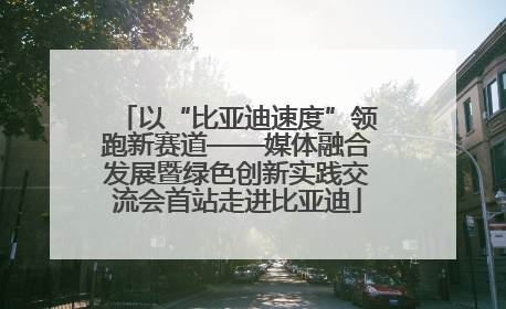 以“比亚迪速度”领跑新赛道——媒体融合发展暨绿色创新实践交流会首站走进比亚迪