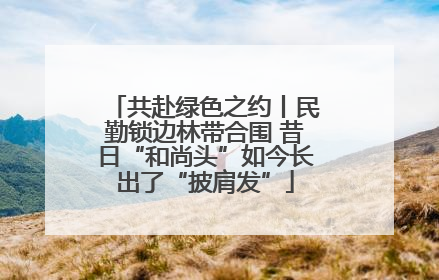 共赴绿色之约丨民勤锁边林带合围 昔日“和尚头”如今长出了“披肩发”