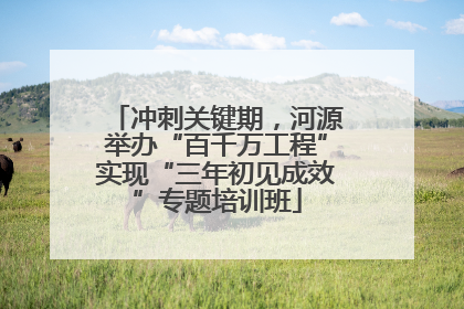 冲刺关键期，河源举办“百千万工程”实现“三年初见成效”专题培训班