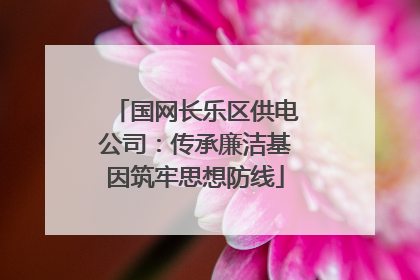 国网长乐区供电公司：传承廉洁基因筑牢思想防线
