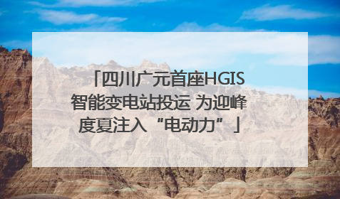 四川广元首座HGIS智能变电站投运 为迎峰度夏注入“电动力”