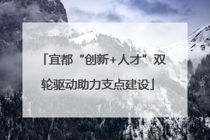 宜都“创新+人才”双轮驱动助力支点建设