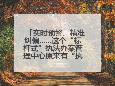 实时预警、精准纠偏……这个“标杆式”执法办案管理中心原来有“执法工兵”