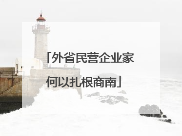 外省民营企业家何以扎根商南