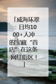 威海环翠：日均1000+人冲的宝藏“首店”在这条网红街区！