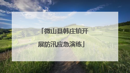微山县韩庄镇开展防汛应急演练