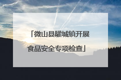 微山县驩城镇开展食品安全专项检查