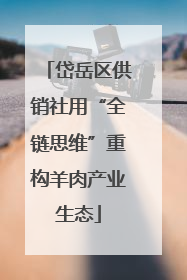 岱岳区供销社用“全链思维”重构羊肉产业生态