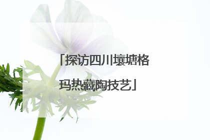 探访四川壤塘格玛热藏陶技艺