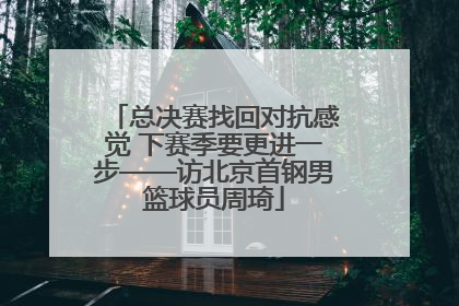 总决赛找回对抗感觉 下赛季要更进一步——访北京首钢男篮球员周琦