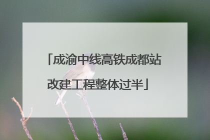 成渝中线高铁成都站改建工程整体过半