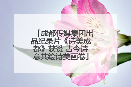 成都传媒集团出品纪录片《诗美成都》获赞 古今诗意共绘诗美画卷
