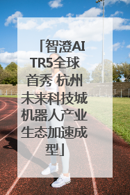 智澄AITR5全球首秀 杭州未来科技城机器人产业生态加速成型