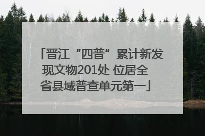 晋江“四普”累计新发现文物201处 位居全省县域普查单元第一
