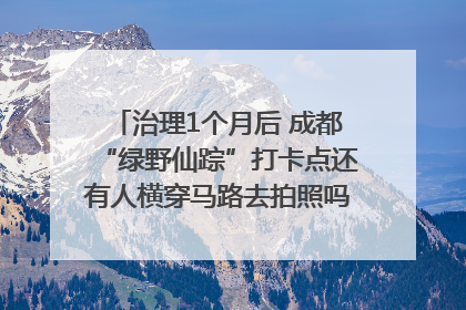 治理1个月后 成都“绿野仙踪”打卡点还有人横穿马路去拍照吗？｜民情瞭望
