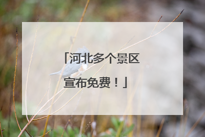 河北多个景区宣布免费！