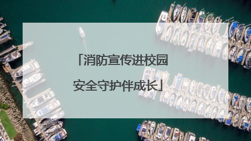 消防宣传进校园 安全守护伴成长