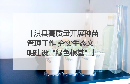 淇县高质量开展种苗管理工作 夯实生态文明建设“绿色根基”