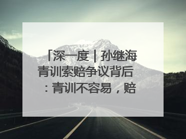 深一度｜孙继海青训索赔争议背后：青训不容易，赔偿可仲裁