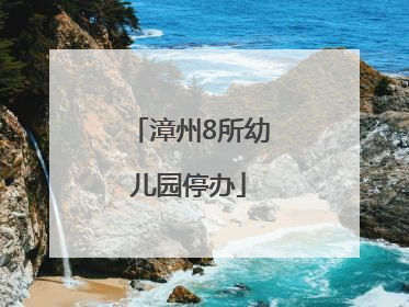 漳州8所幼儿园停办