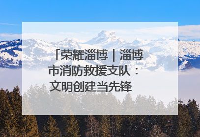荣耀淄博｜淄博市消防救援支队：文明创建当先锋 蓝焰映红建新功