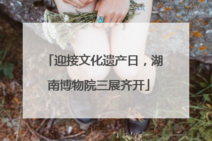 迎接文化遗产日，湖南博物院三展齐开
