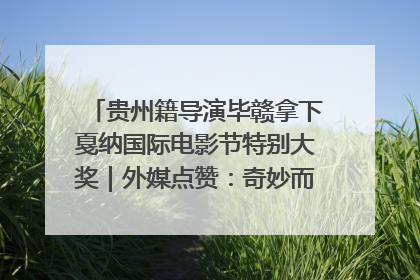 贵州籍导演毕赣拿下戛纳国际电影节特别大奖｜外媒点赞：奇妙而广阔的纯粹电影梦