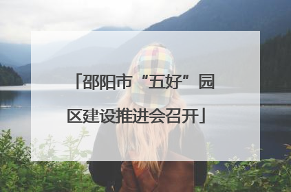 邵阳市“五好”园区建设推进会召开