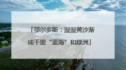 鄂尔多斯：漫漫黄沙渐成千里“蓝海”和绿洲