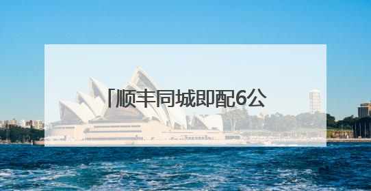 顺丰同城即配6公里低至11元起，端午送礼亲民价格享专业高端服务