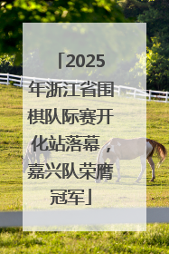 2025年浙江省围棋队际赛开化站落幕，嘉兴队荣膺冠军