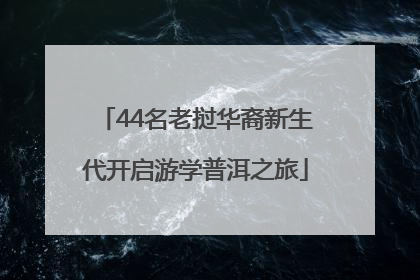 44名老挝华裔新生代开启游学普洱之旅